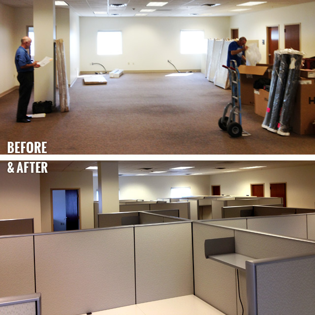 Image Systems Before & After B. Stanley Gill, INC | Office Furniture | 304-746-5200